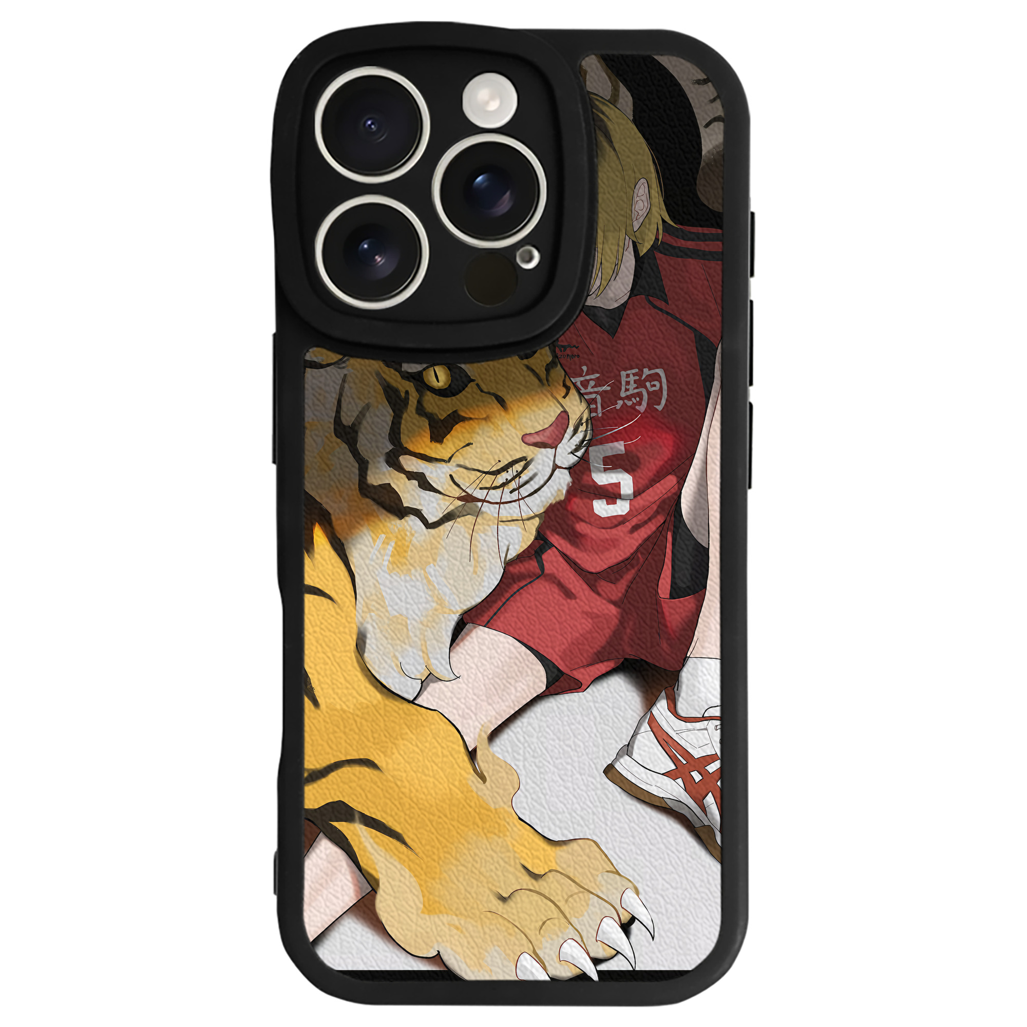 （画像用） ハイキュー!! Haikyu!! 【iPhone 16シリーズ対応】シリコンスマホケース（レザー調） 材質：シリコン